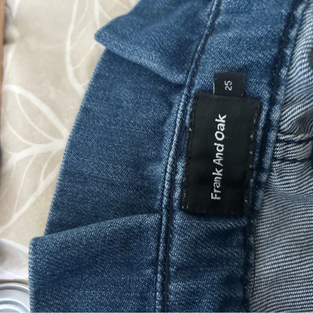 ✌️4 for $20✌️ Frank & Oak Linda balloon in dark wash - Picture 9 of 10